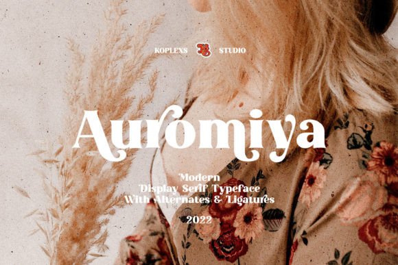 Auromiya: A Retro Serif Font That Anchors Campaigns