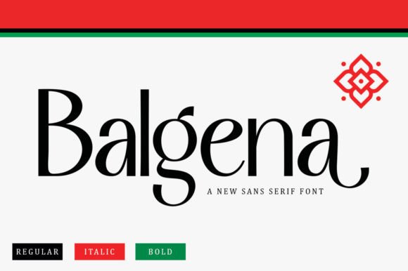Balgena: A High-Contrast Sans Serif Font for Digital Clarity