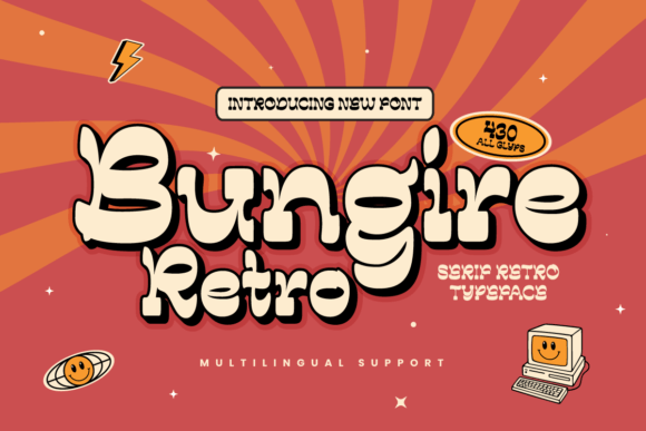 Bungire Retro: A Serif Font for Editorial Warmth and Timeless Clarity