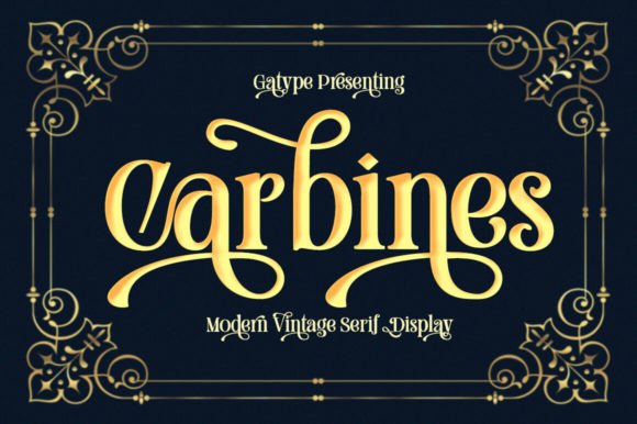 Carbines: A Serif That Speaks With Quiet Authority