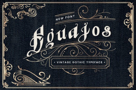 Equajos: A Bold Blackletter Font That Elevates Real Business Branding