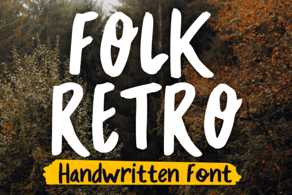 Folk Retro: A Playful Handlettered Font for Authentic Branding