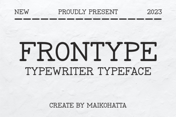 Frontype: A Serif Font That Commands Attention