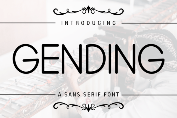 Gending: A Clean Retro Sans Serif for Trusted Branding