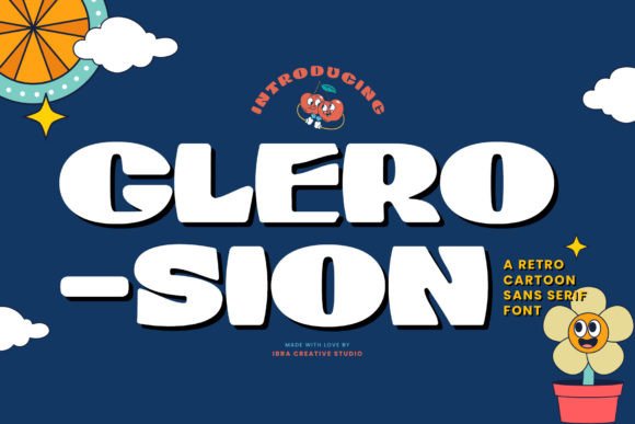 Glerosion: A Playful Sans Serif for Editorial Charm