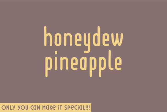 Honeydew Pineapple: A Vintage Serif Font for Trusted Branding