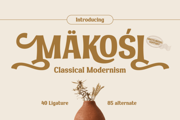 Makosi: A Serif Typeface That Feels Like Home