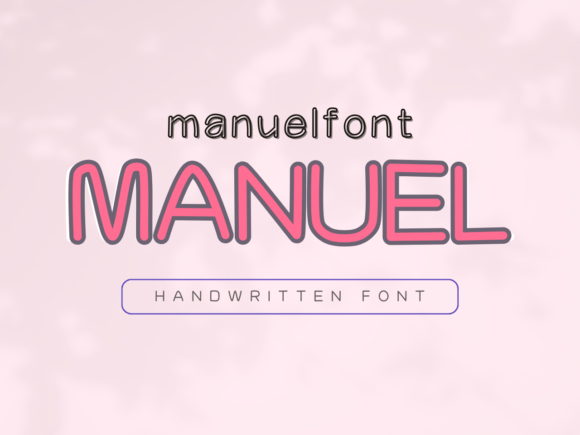 Manuel Handwritten Font for Crafters & Sellers