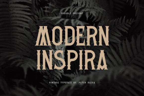 Modern Inspira: A Bold Serif Font for Scroll-Stopping Campaigns