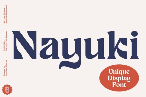 Nayuki: A Modern Serif Display Font That Cuts Through the Feed