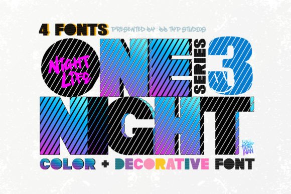 One Night 3: A Retro Color Font That Delivers Personality—Not Just Pixels