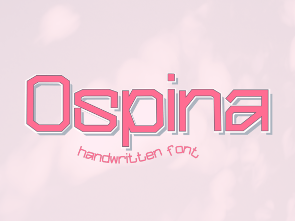 Ospina: A Friendly, Modern Handwritten Font for Small Businesses