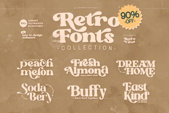 Retro Fonts Collection: A Designer’s Real-World Type Review