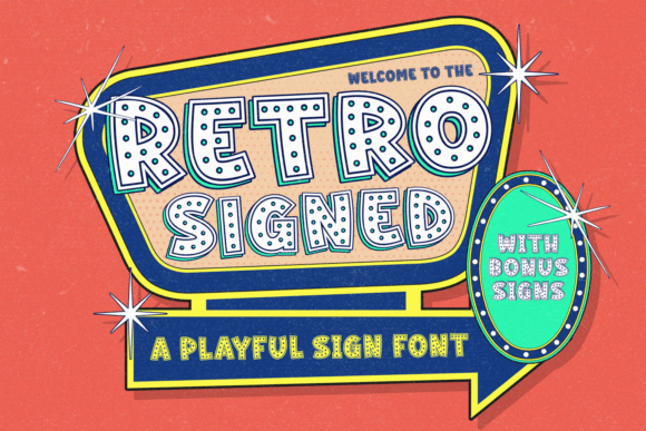 Retro Signed: A Decorative Font That Delivers Vintage Personality