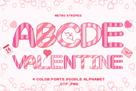 Retro Stripes: A Bold, Playful Display Font