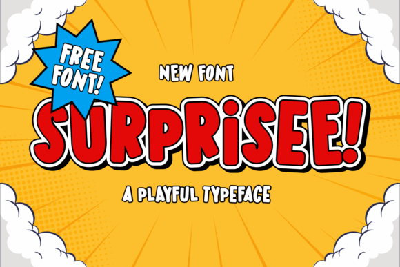 Surprisee: A Playful Display Font for Lively Brand Identities