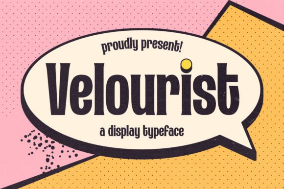 Velourist: A Bold Display Font for Editorial Impact Online