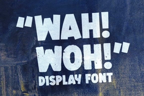 Wah Woh: A Bold Display Font That Makes Your Brand Instantly Memorable