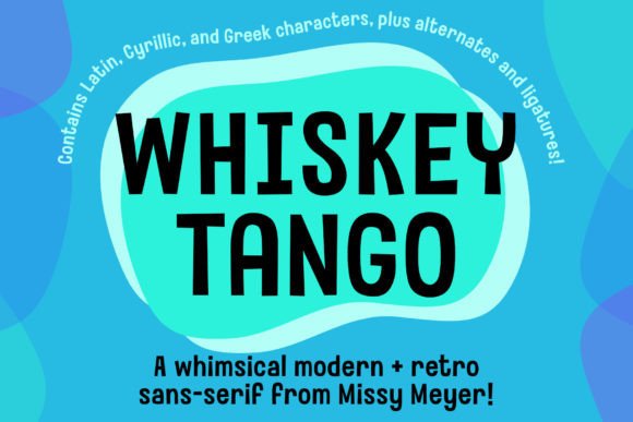 Whiskey Tango: A Retro Sans Serif Font That Pops on the Web