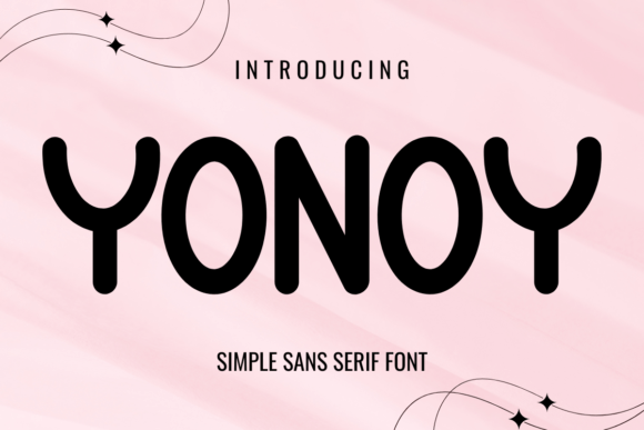 Yonoy: A Clean Retro Sans Serif Font for Handmade Creators